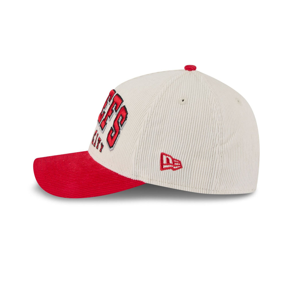 Kansas City Chiefs Stacked Corduroy 9FORTY M-Crown A-Frame Snapback Hat