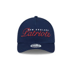 New England Patriots Metallic Women's 9FORTY M-Crown A-Frame Snapback Hat