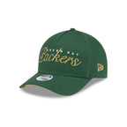 Green Bay Packers Metallic Women's 9FORTY M-Crown A-Frame Snapback Hat