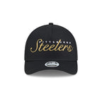 Pittsburgh Steelers Metallic Women's 9FORTY M-Crown A-Frame Snapback Hat