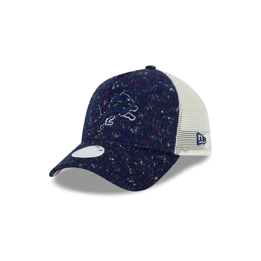 Detroit Lions Knit Women's 9FORTY A-Frame Trucker Hat