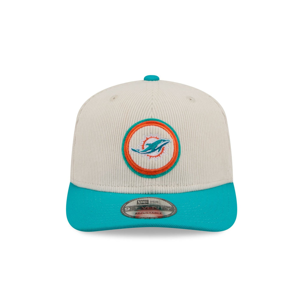 Miami Dolphins Loyal Corduroy 9SEVENTY Stretch-Snap Hat