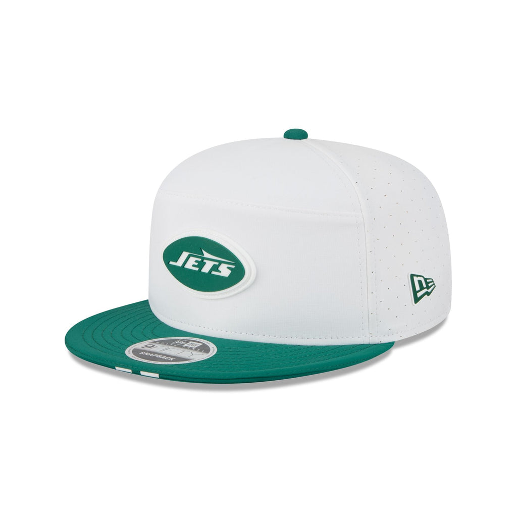 New York Jets 2025 Training Split Panel 9FIFTY Snapback Hat