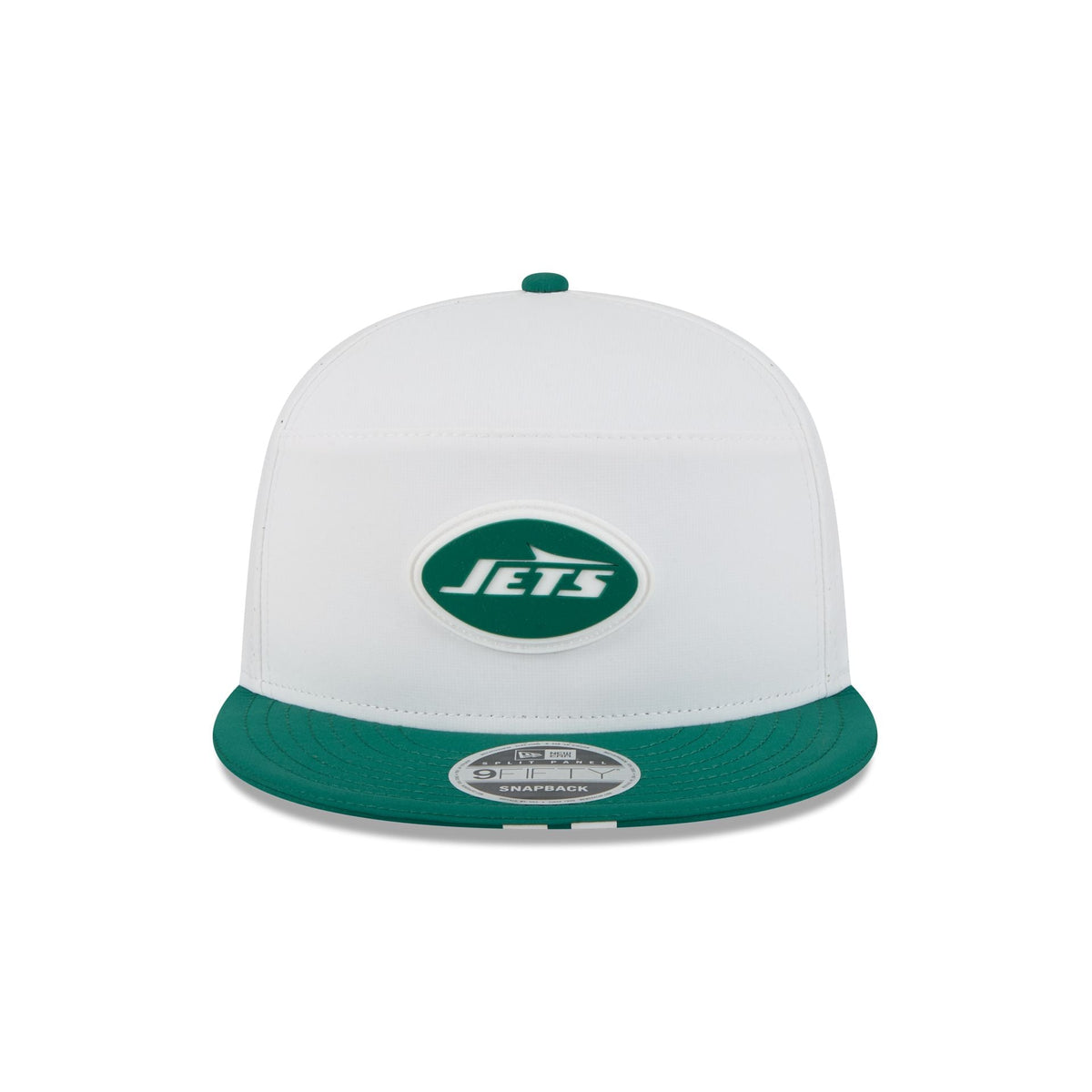 New York Jets 2025 Training Split Panel 9FIFTY Snapback Hat