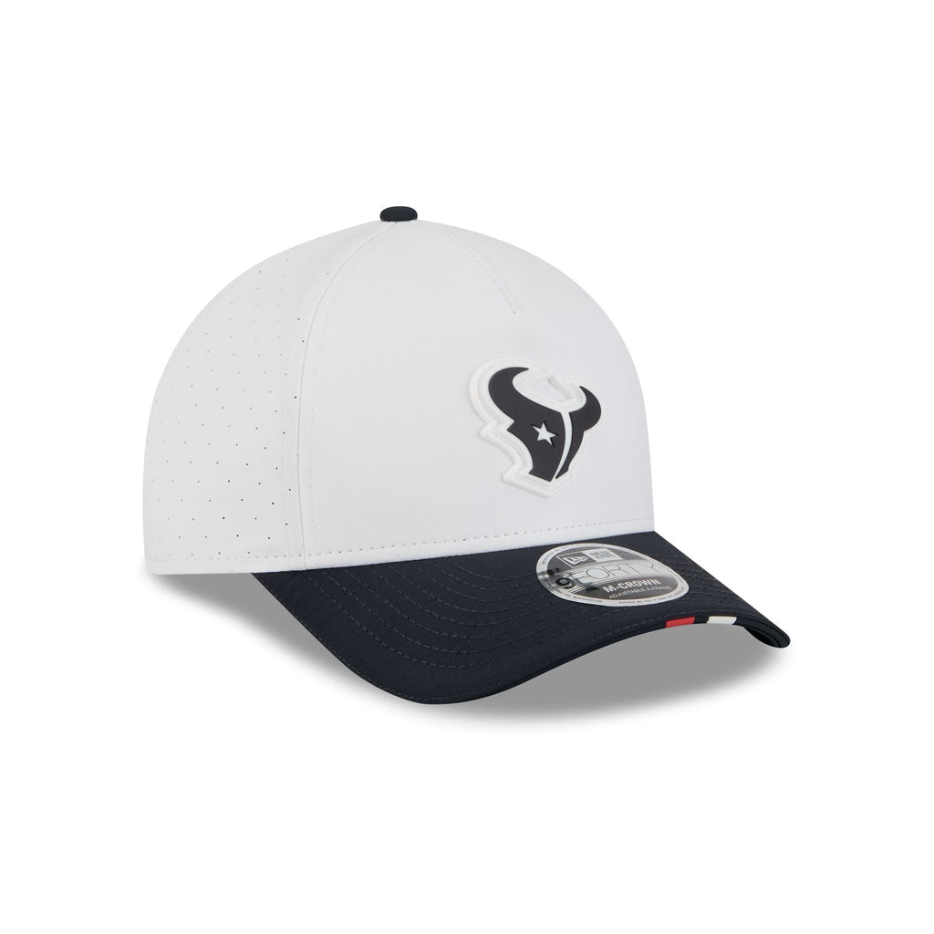 Houston Texans 2025 Training 9FORTY M-Crown A-Frame Snapback Hat