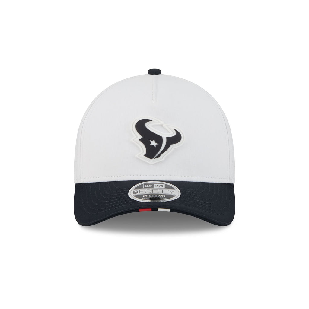 Houston Texans 2025 Training 9FORTY M-Crown A-Frame Snapback Hat