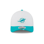 Miami Dolphins 2025 Training 9FORTY M-Crown A-Frame Snapback Hat