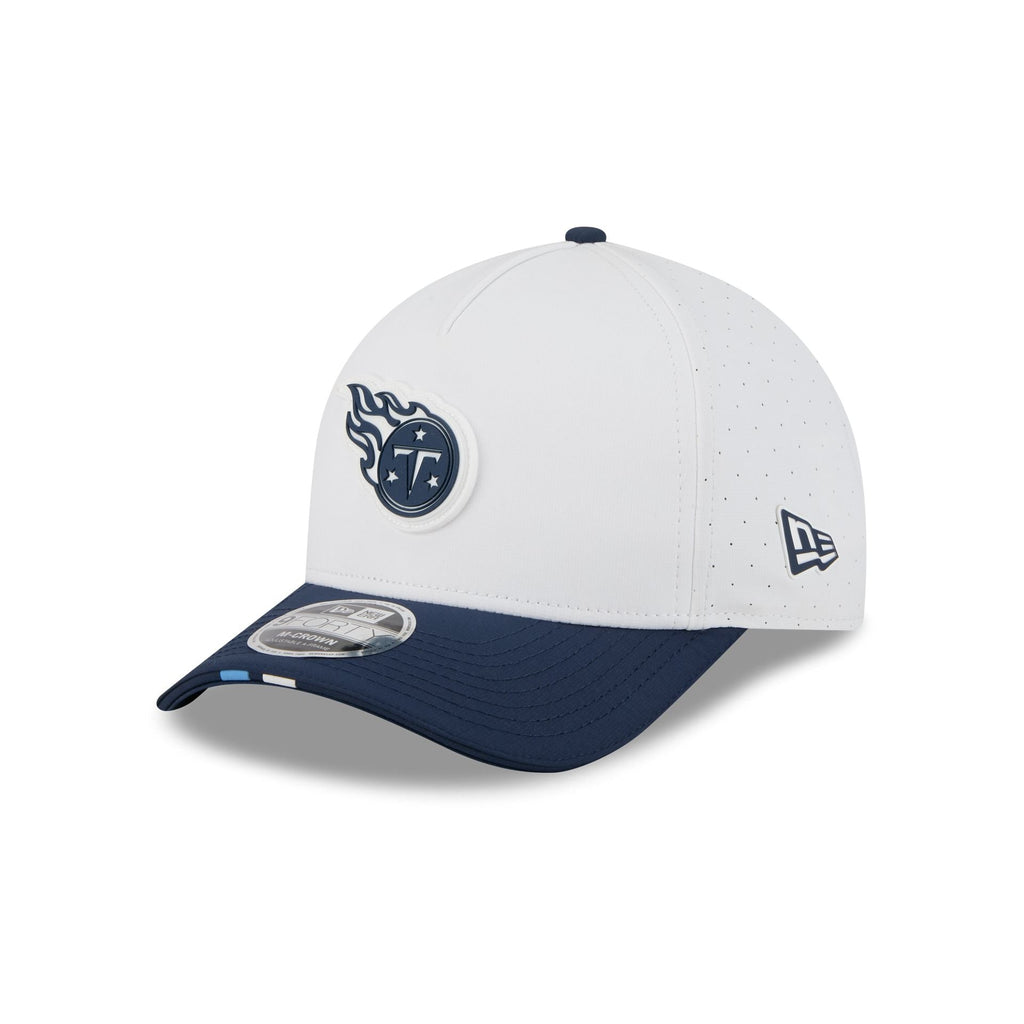 Tennessee Titans 2025 Training 9FORTY M-Crown A-Frame Snapback Hat