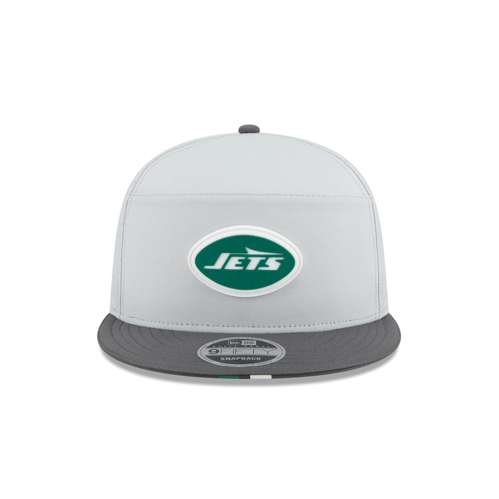 New York Jets 2025 Training Split Panel 9FIFTY Snapback Hat