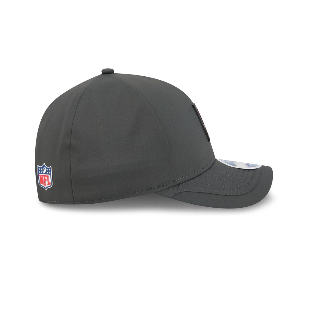 Atlanta Falcons 2025 Sideline Cold Weather Steel Clouds 9FORTY M-Crown Snapback Hat