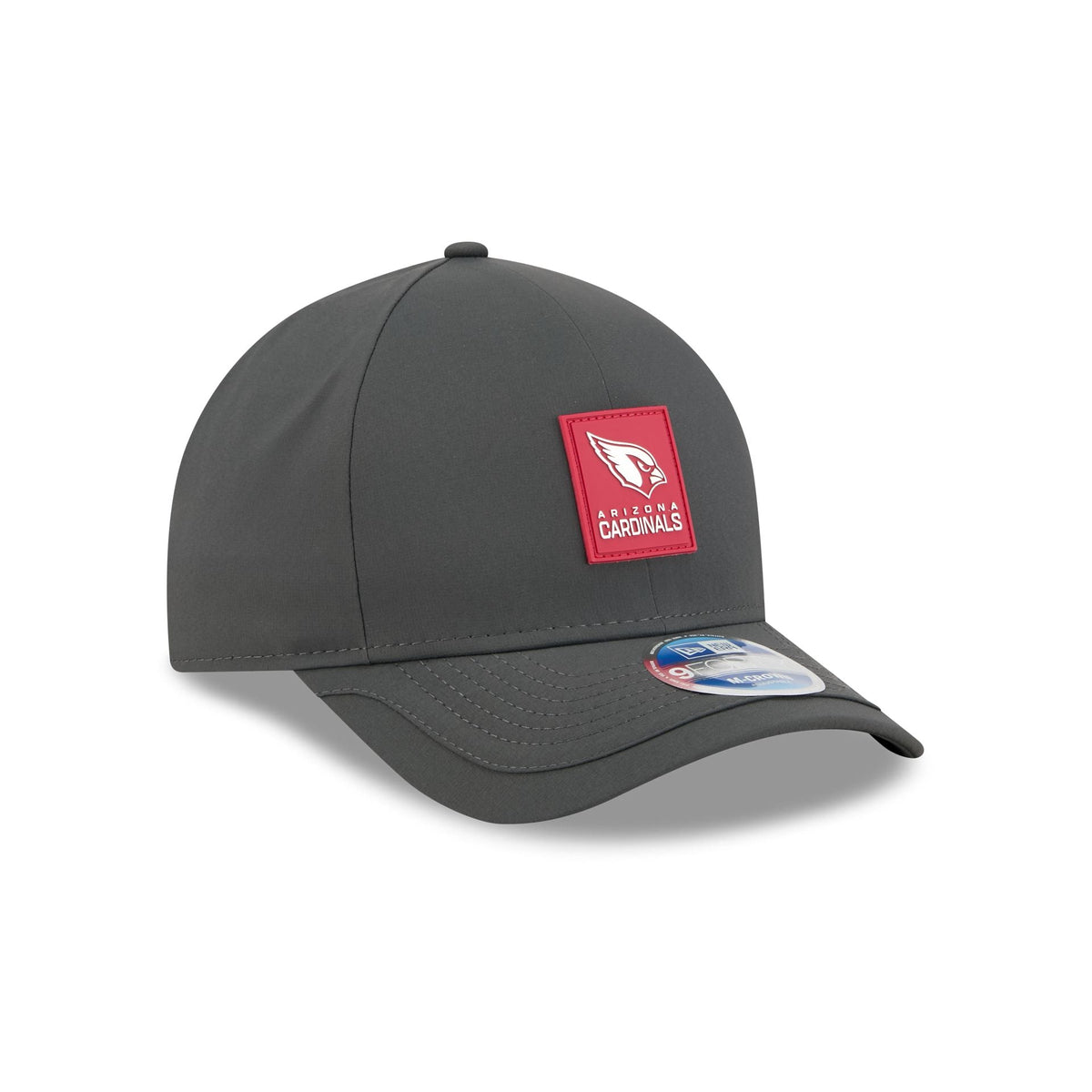 Arizona Cardinals 2025 Sideline Cold Weather Steel Clouds 9FORTY M-Crown Snapback Hat