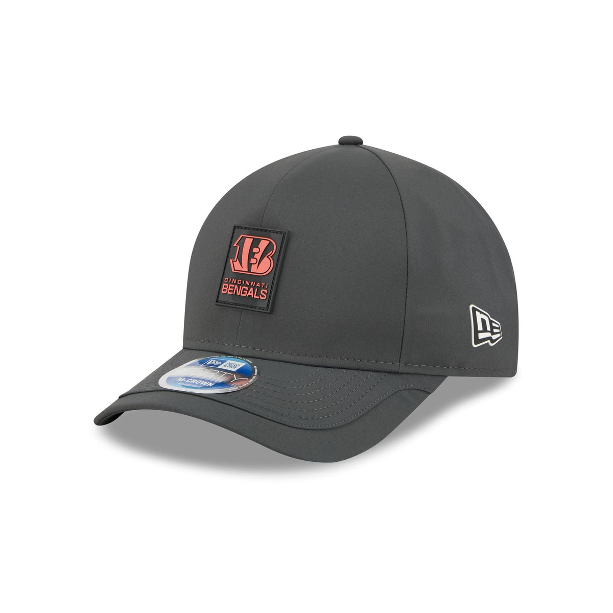 Cincinnati Bengals 2025 Sideline Cold Weather Steel Clouds 9FORTY M-Crown Snapback Hat