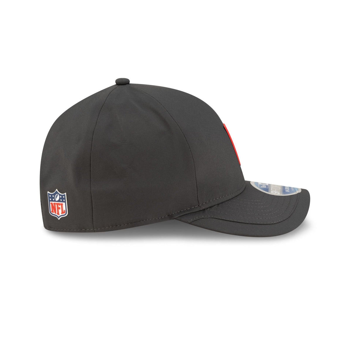 Kansas City Chiefs 2025 Sideline Cold Weather Steel Clouds 9FORTY M-Crown Snapback Hat