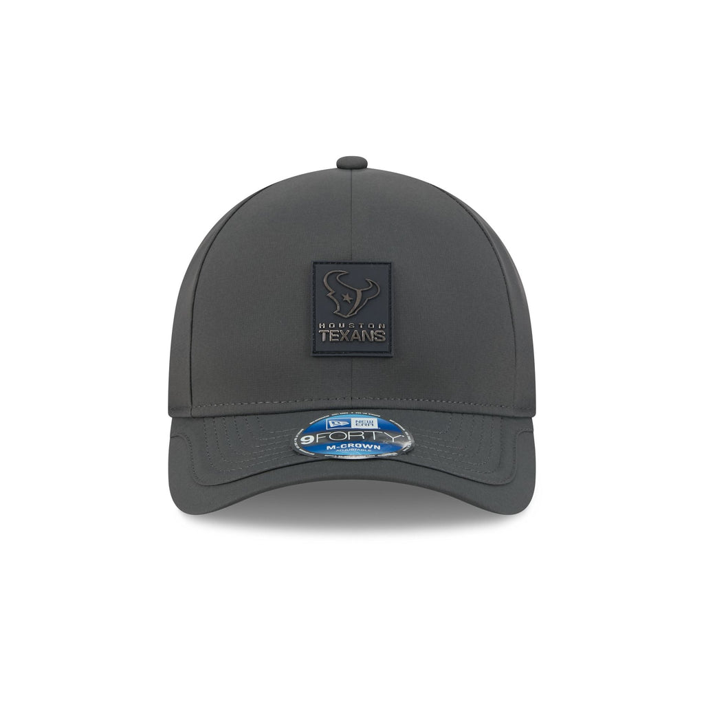 Houston Texans 2025 Sideline Cold Weather Steel Clouds 9FORTY M-Crown Snapback Hat