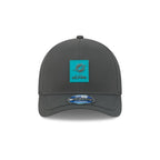 Miami Dolphins 2025 Sideline Cold Weather Steel Clouds 9FORTY M-Crown Snapback Hat