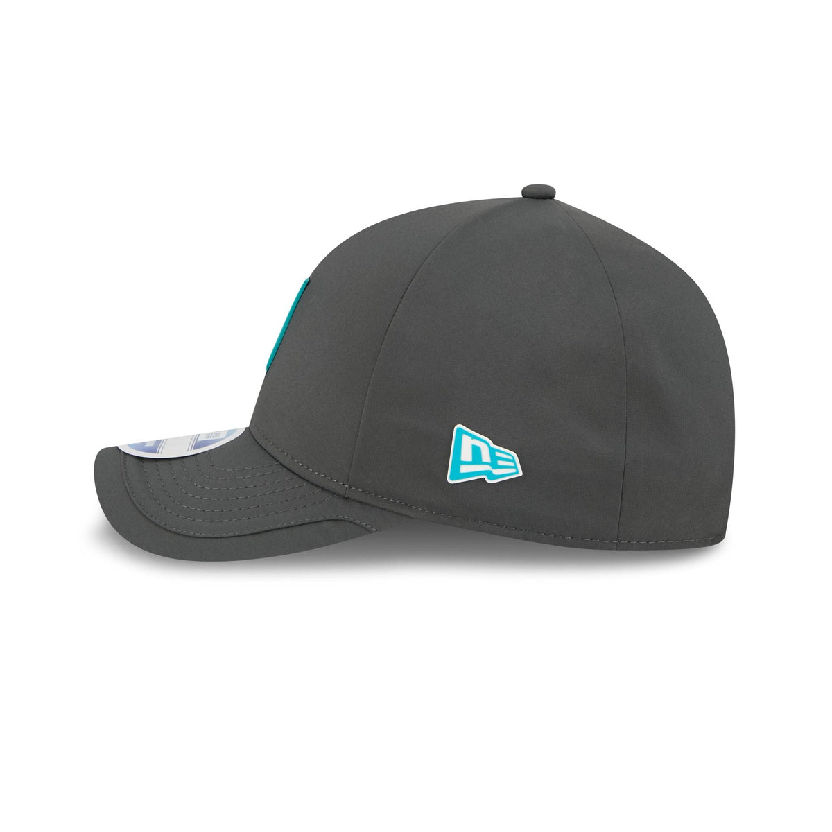 Miami Dolphins 2025 Sideline Cold Weather Steel Clouds 9FORTY M-Crown Snapback Hat