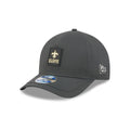 New Orleans Saints 2025 Sideline Cold Weather Steel Clouds 9FORTY M-Crown Snapback Hat