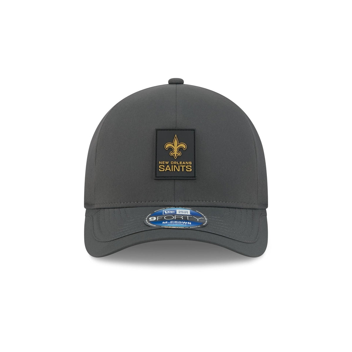 New Orleans Saints 2025 Sideline Cold Weather Steel Clouds 9FORTY M-Crown Snapback Hat