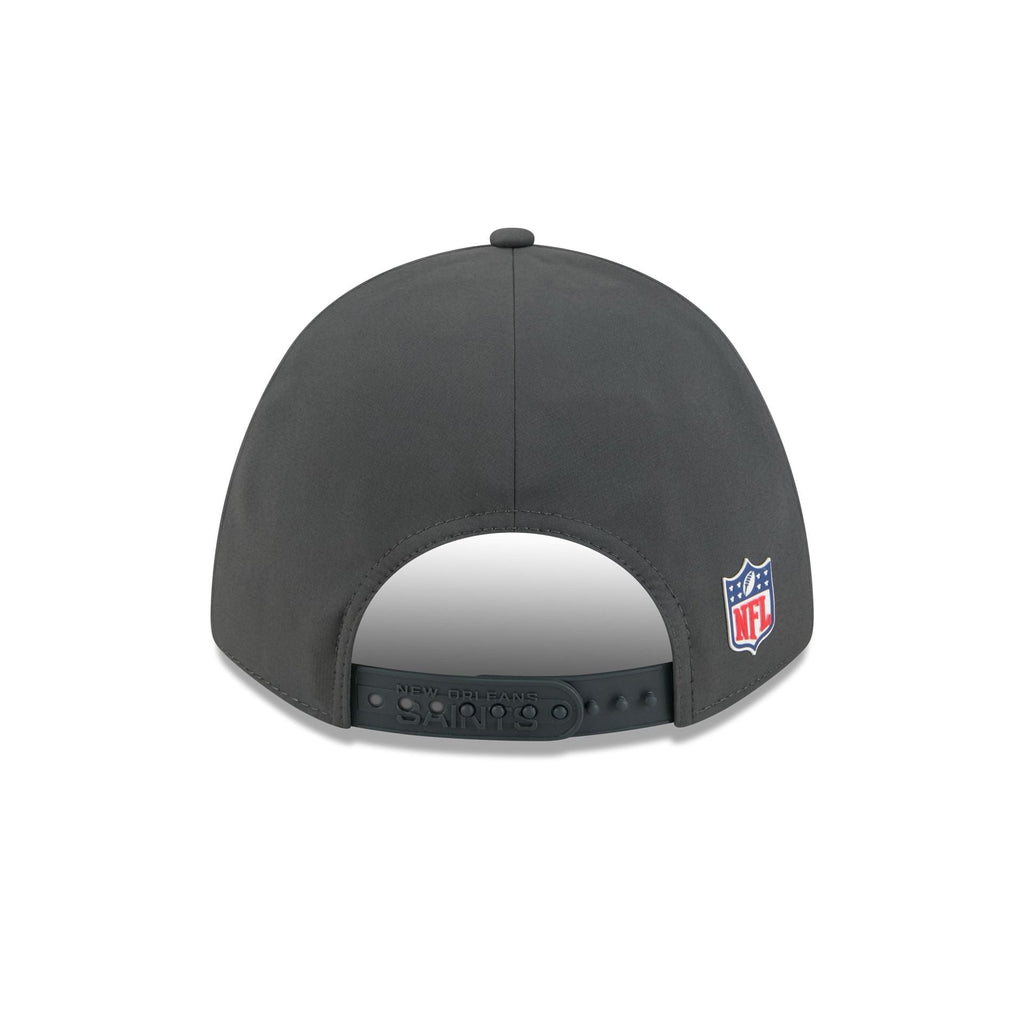 New Orleans Saints 2025 Sideline Cold Weather Steel Clouds 9FORTY M-Crown Snapback Hat