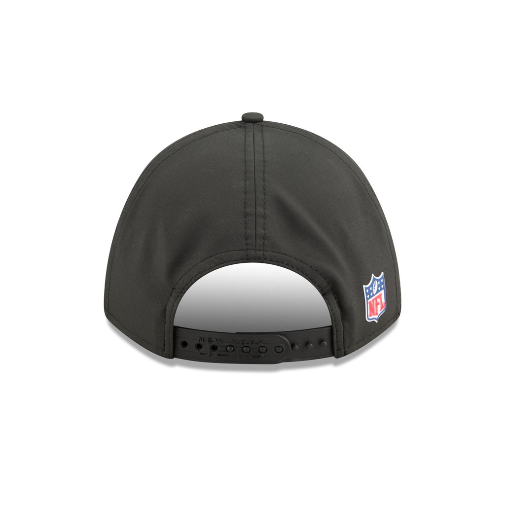 New York Jets 2025 Sideline Cold Weather Steel Clouds 9FORTY M-Crown Snapback Hat
