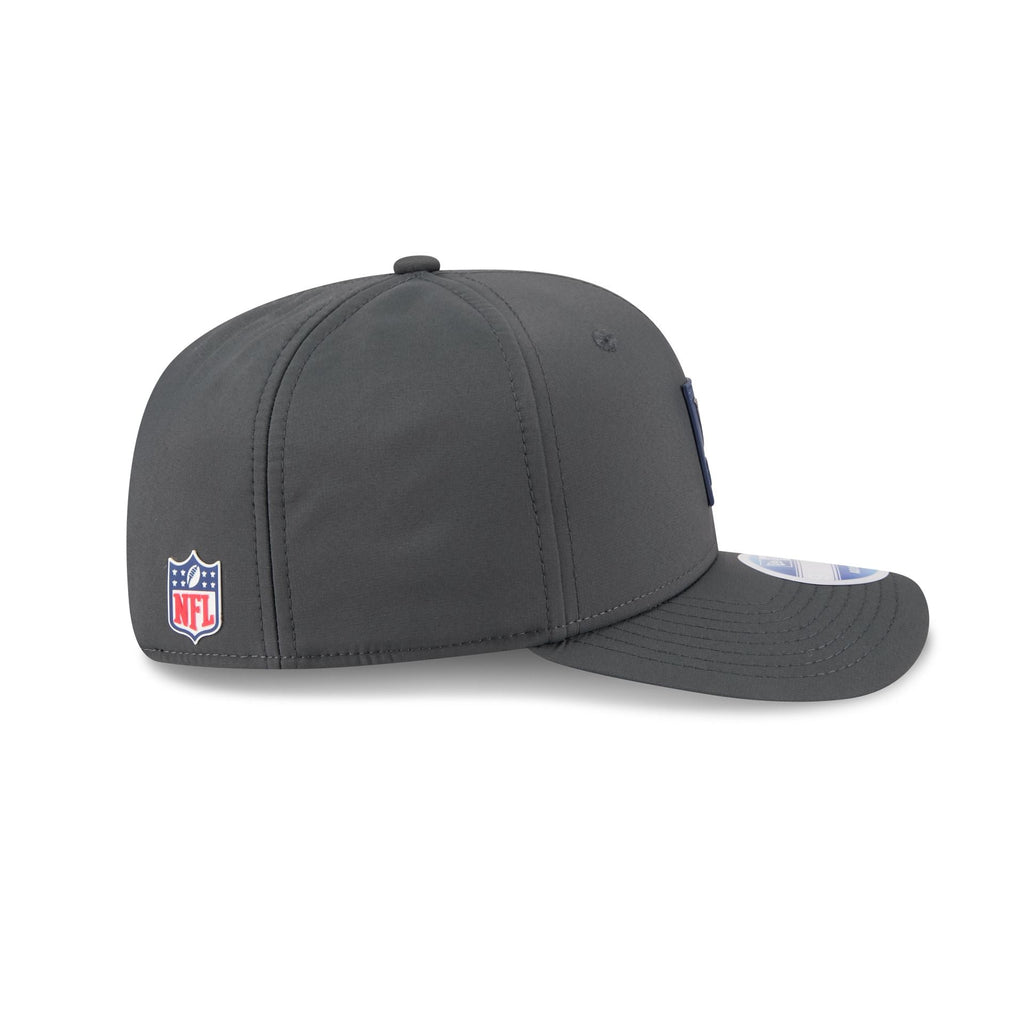 Tennessee Titans 2025 Sideline Cold Weather Steel Clouds 9SEVENTY Stretch-Snap Hat