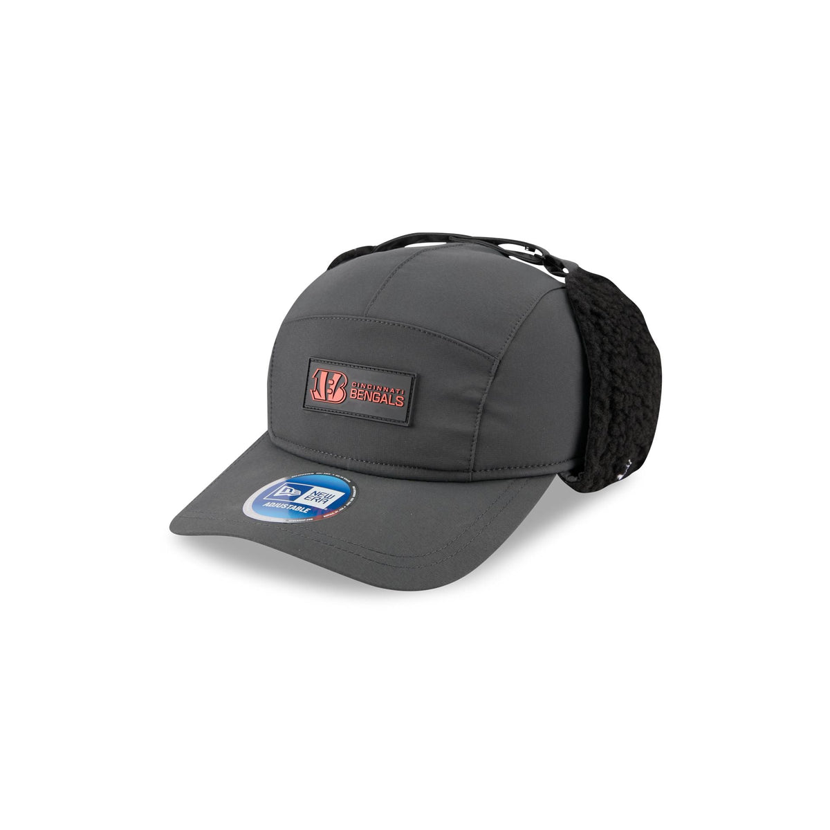 Cincinnati Bengals 2025 Sideline Cold Weather Steel Clouds Runner Dogear Adjustable Hat