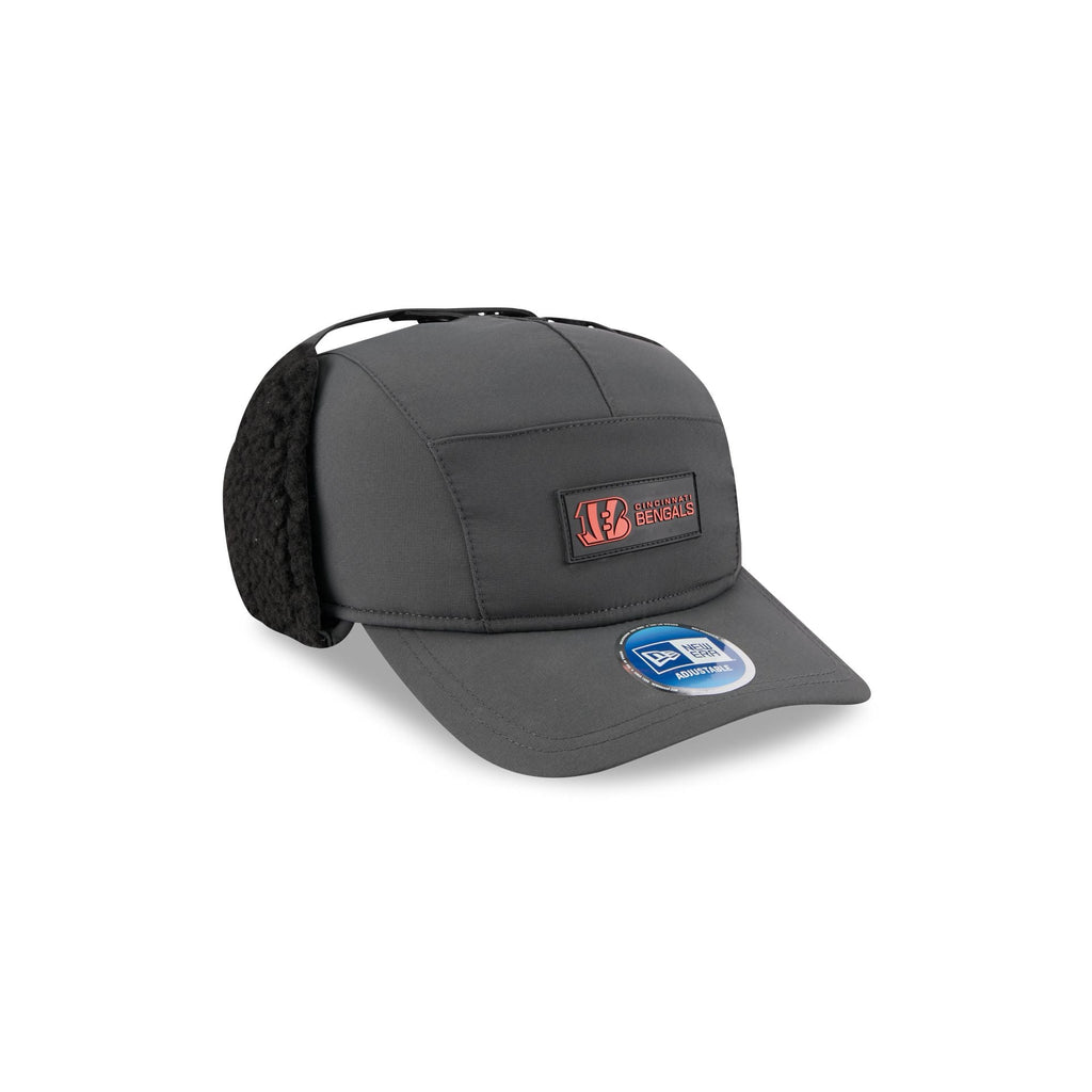 Cincinnati Bengals 2025 Sideline Cold Weather Steel Clouds Runner Dogear Adjustable Hat