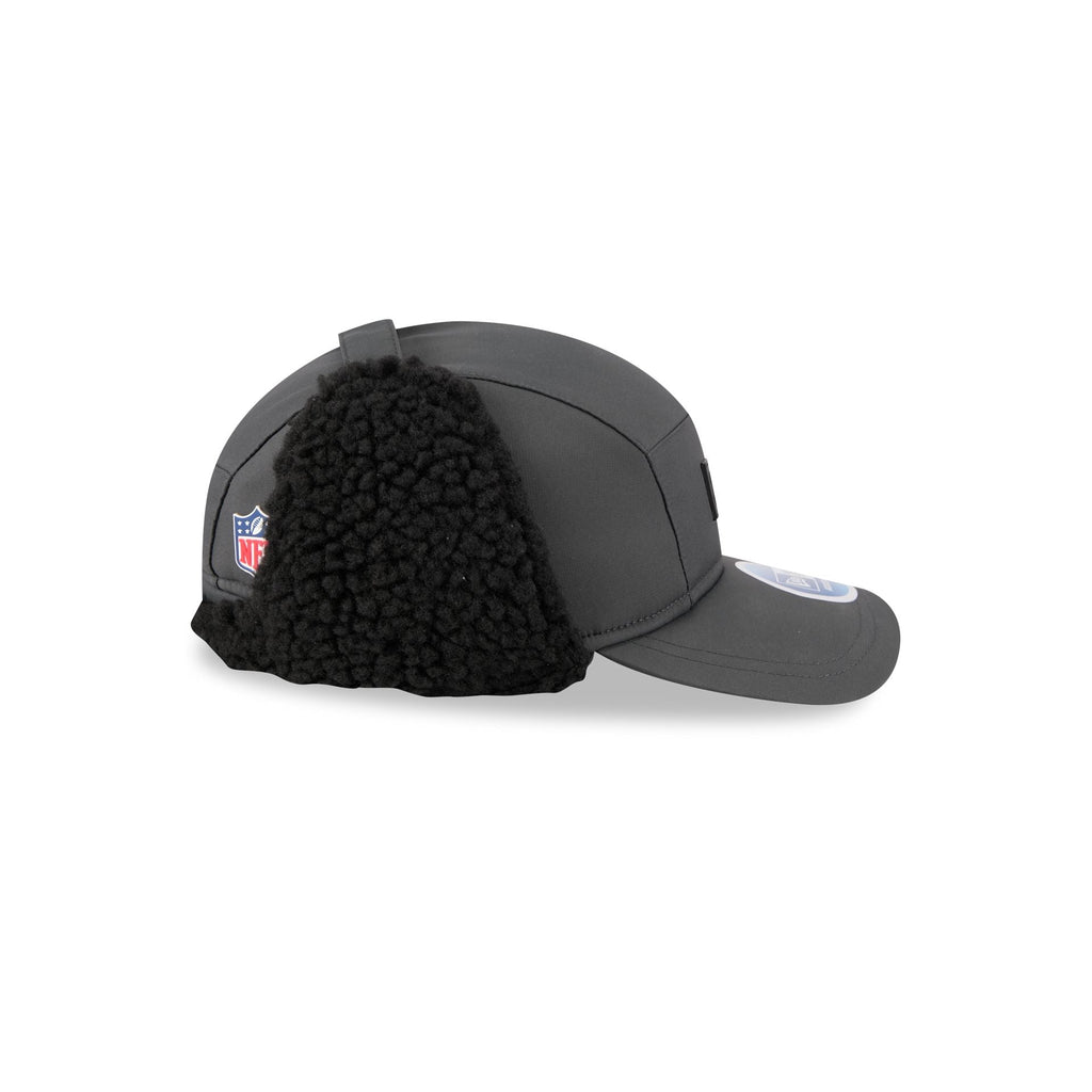 Cincinnati Bengals 2025 Sideline Cold Weather Steel Clouds Runner Dogear Adjustable Hat