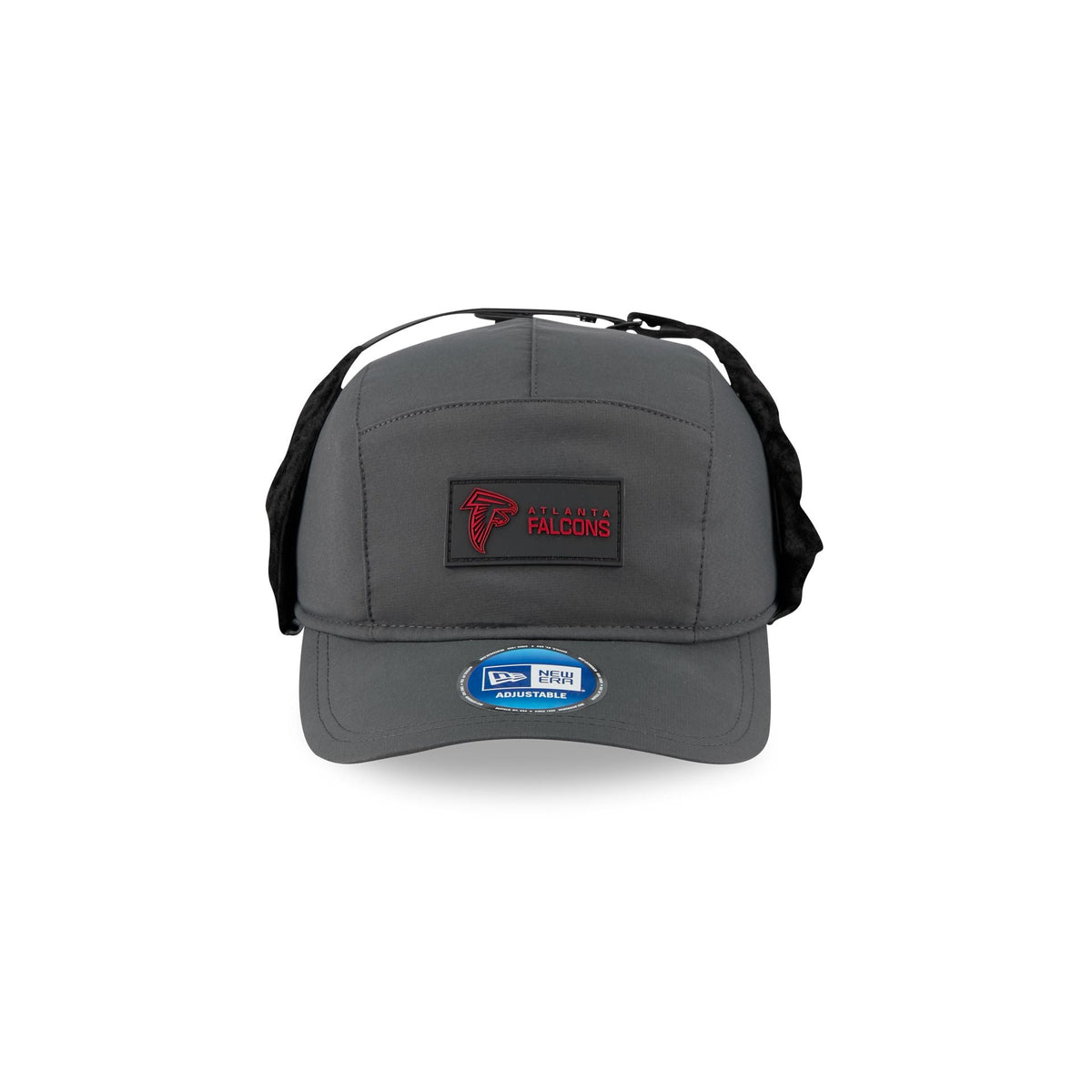 Atlanta Falcons 2025 Sideline Cold Weather Steel Clouds Runner Dogear Adjustable Hat