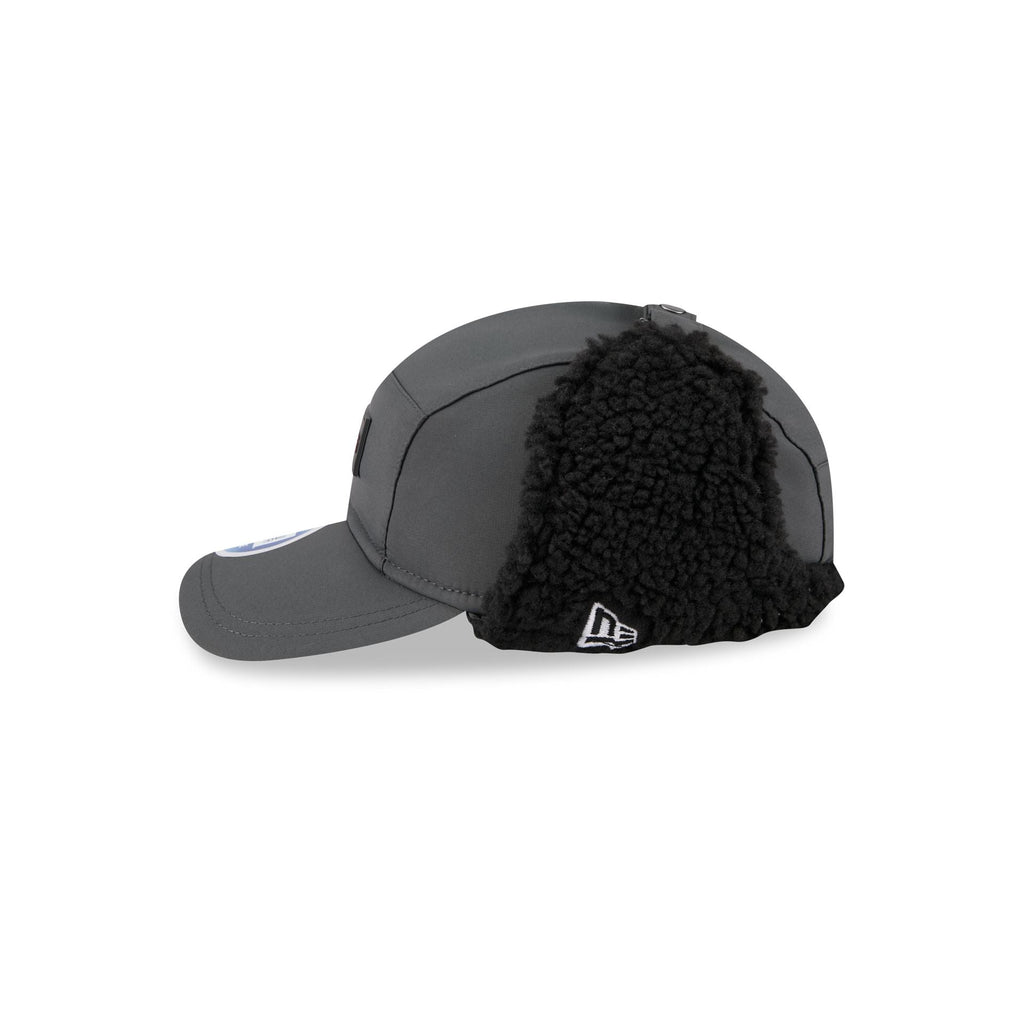 Atlanta Falcons 2025 Sideline Cold Weather Steel Clouds Runner Dogear Adjustable Hat