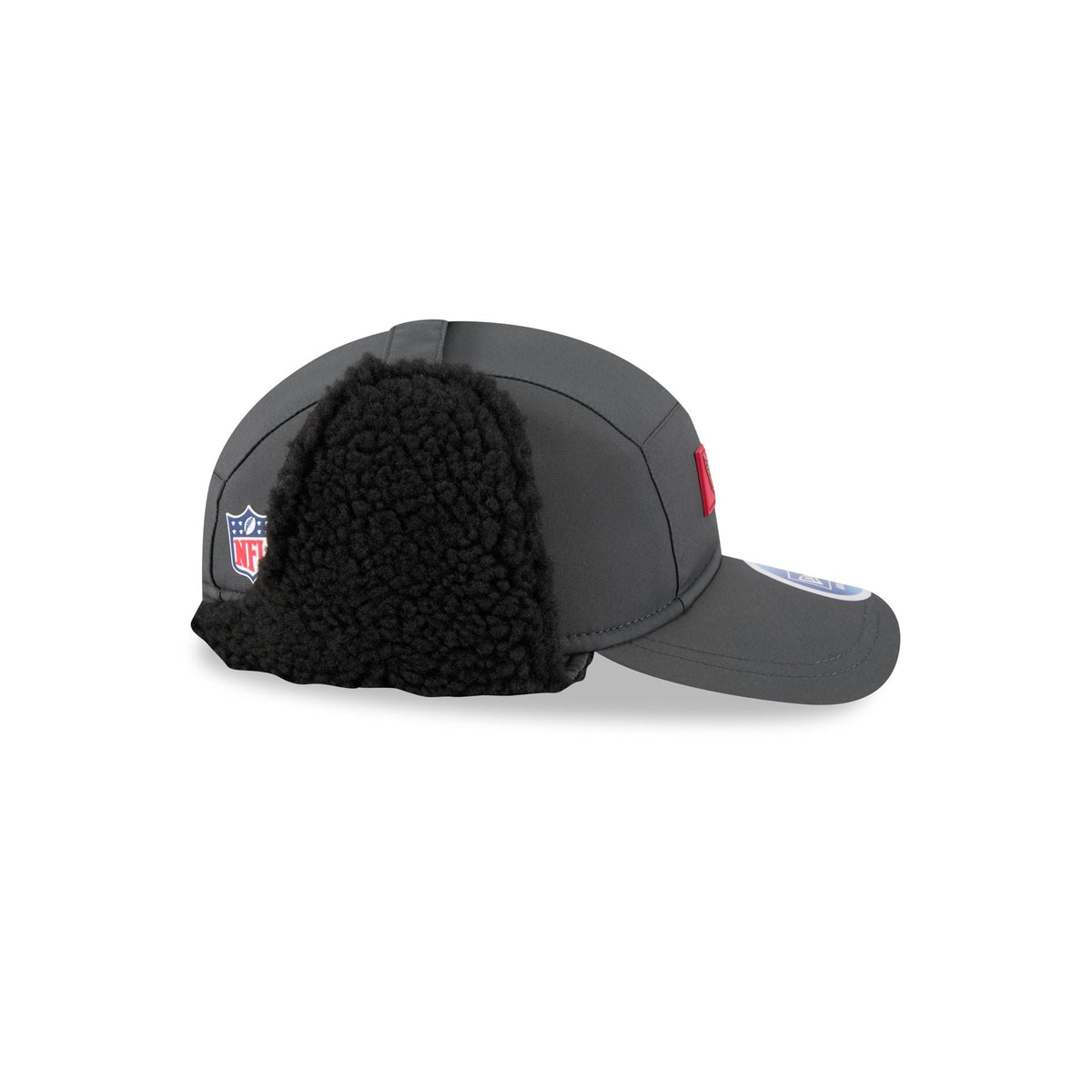 Arizona Cardinals 2025 Sideline Cold Weather Steel Clouds Runner Dogear Adjustable Hat