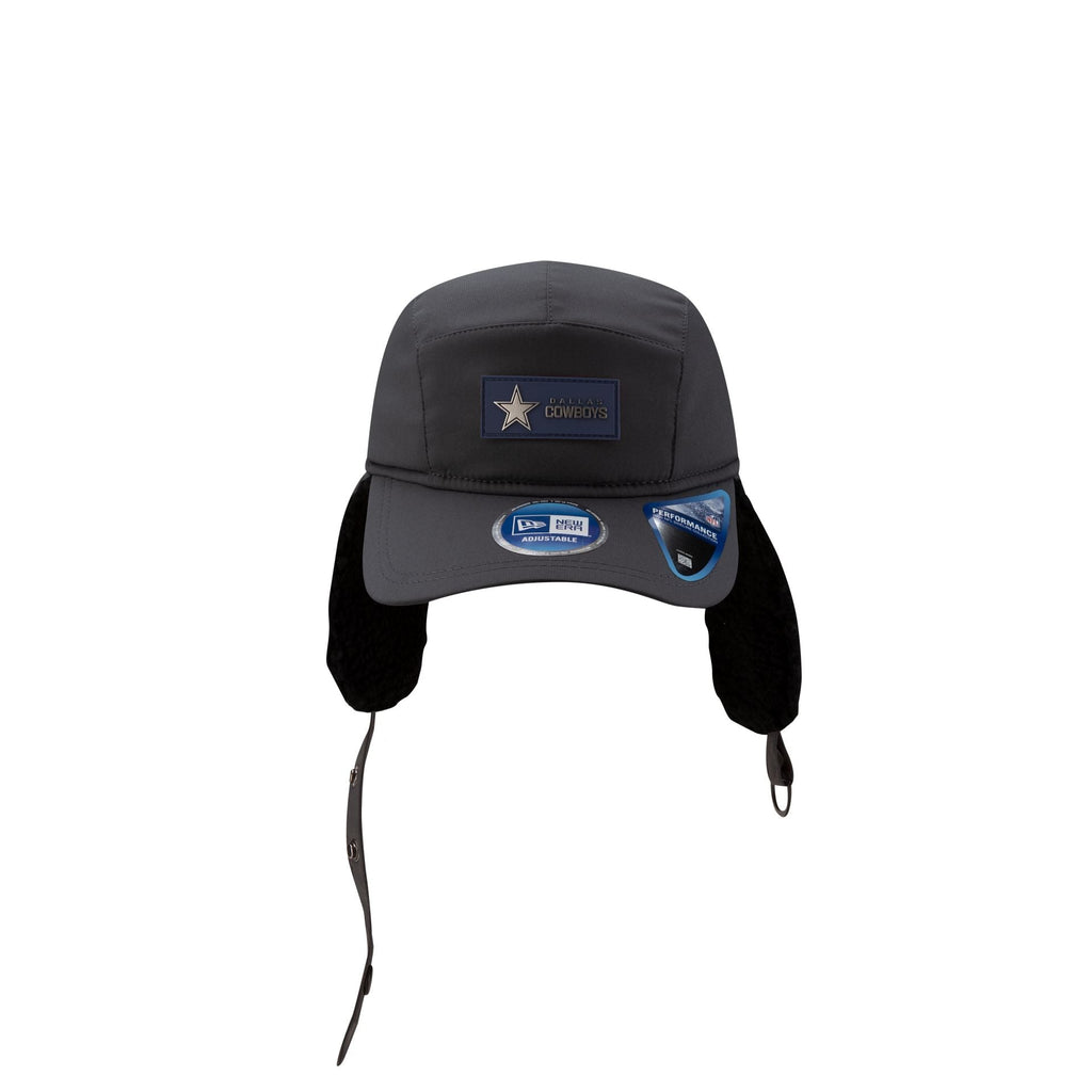 Dallas Cowboys 2025 Sideline Cold Weather Steel Clouds Runner Dogear Adjustable Hat