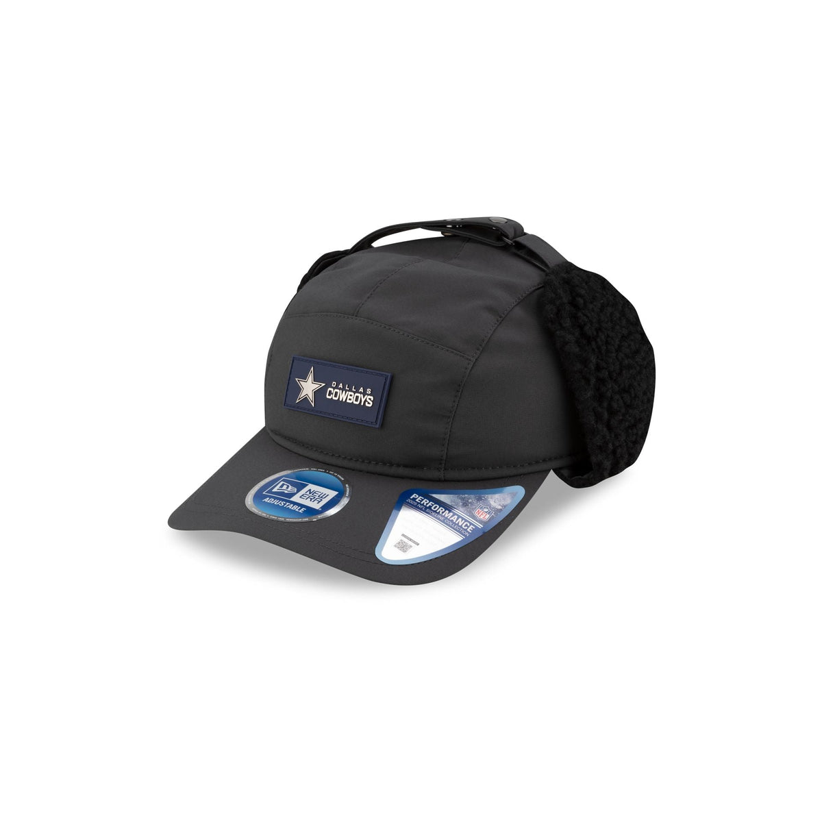 Dallas Cowboys 2025 Sideline Cold Weather Steel Clouds Runner Dogear Adjustable Hat