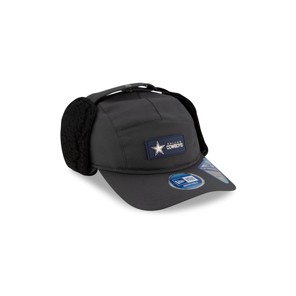 Dallas Cowboys 2025 Sideline Cold Weather Steel Clouds Runner Dogear Adjustable Hat