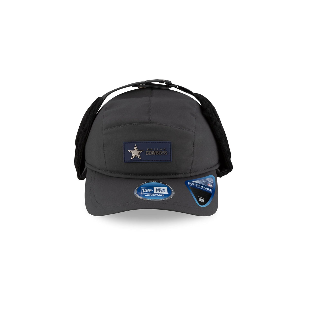 Dallas Cowboys 2025 Sideline Cold Weather Steel Clouds Runner Dogear Adjustable Hat