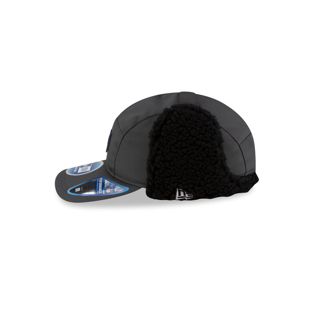 Dallas Cowboys 2025 Sideline Cold Weather Steel Clouds Runner Dogear Adjustable Hat