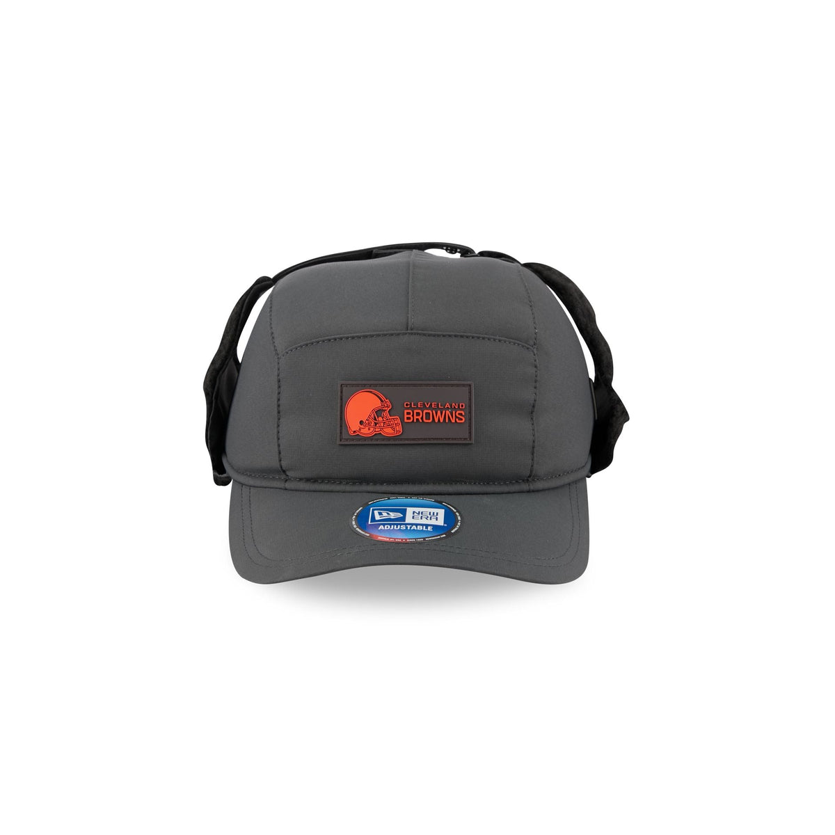 Cleveland Browns 2025 Sideline Cold Weather Steel Clouds Runner Dogear Adjustable Hat