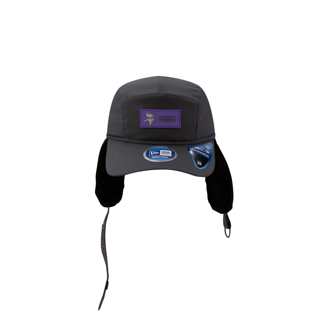 Minnesota Vikings 2025 Sideline Cold Weather Steel Clouds Runner Dogear Adjustable Hat