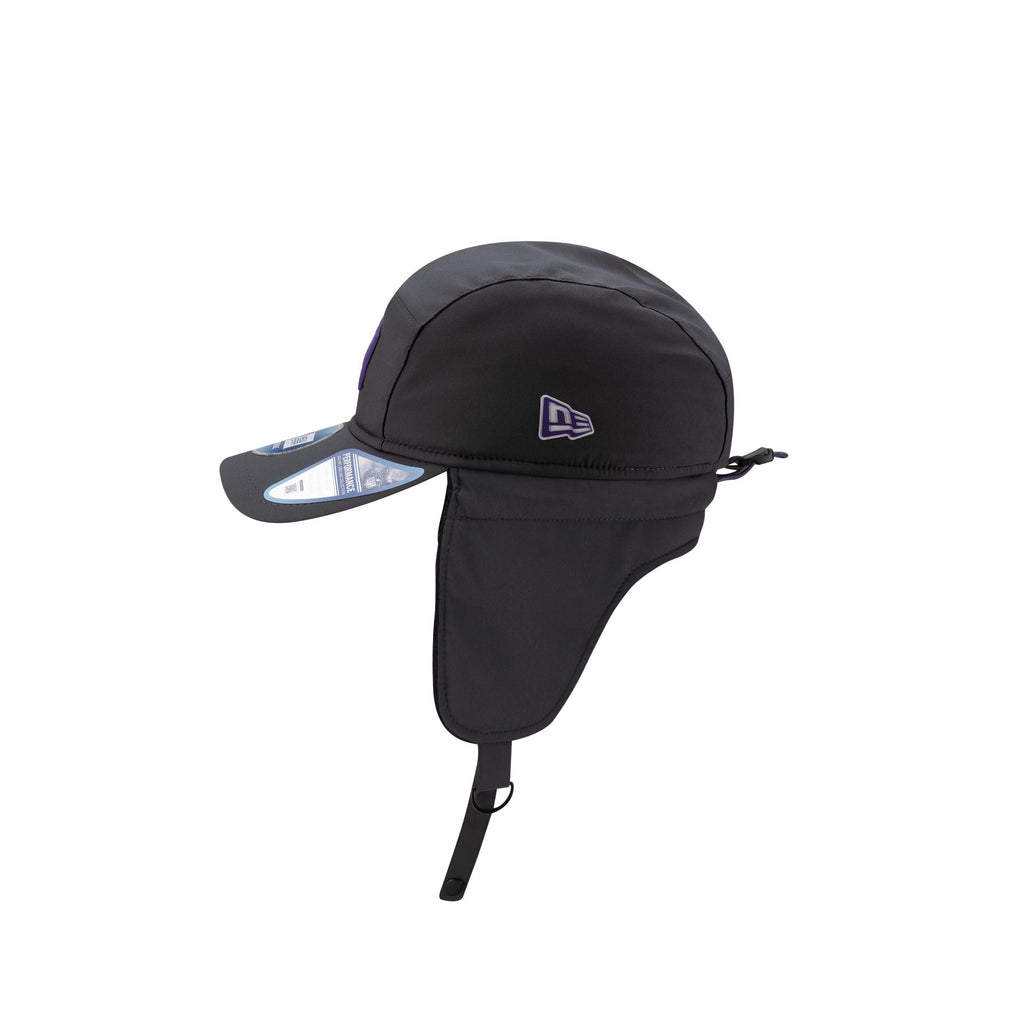 Minnesota Vikings 2025 Sideline Cold Weather Steel Clouds Runner Dogear Adjustable Hat