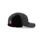 Minnesota Vikings 2025 Sideline Cold Weather Steel Clouds Runner Dogear Adjustable Hat