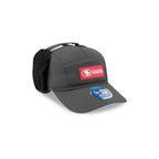 San Francisco 49ers 2025 Sideline Cold Weather Steel Clouds Runner Dogear Adjustable Hat