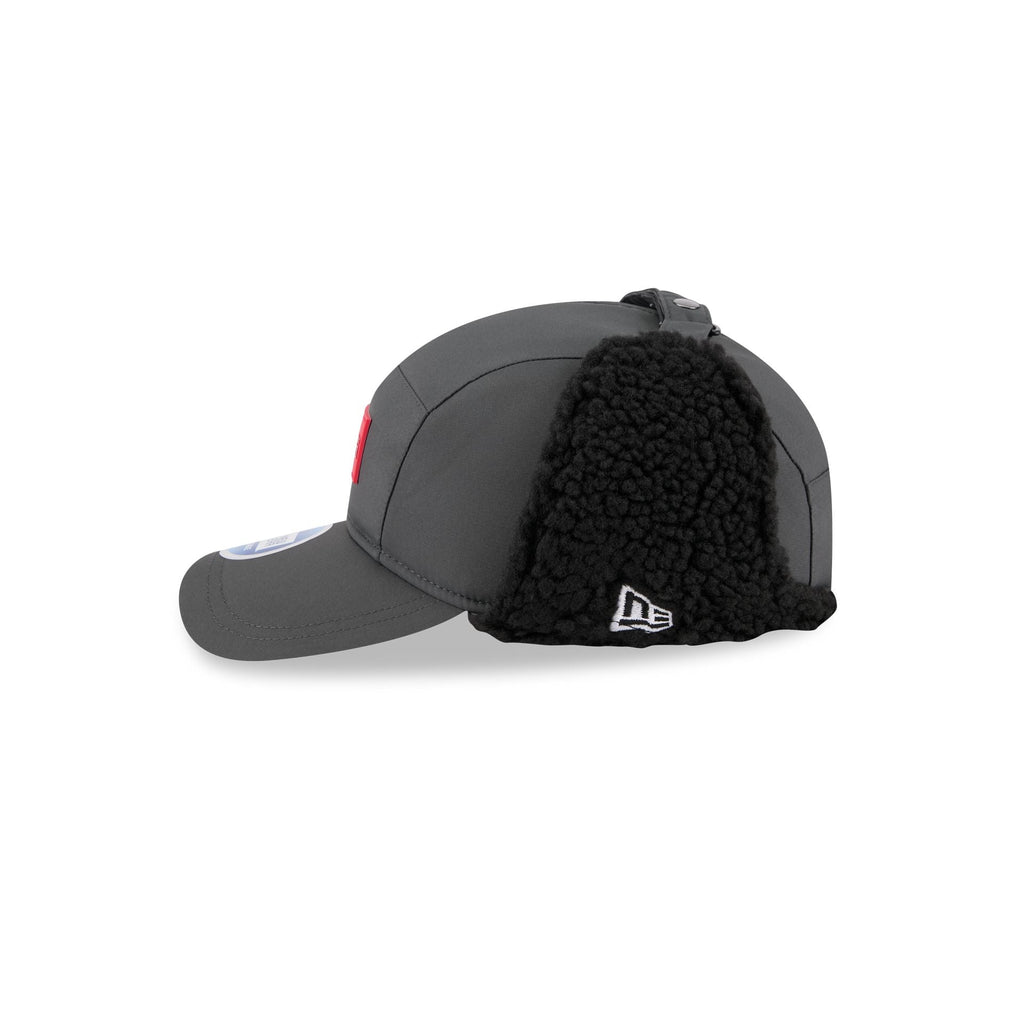 San Francisco 49ers 2025 Sideline Cold Weather Steel Clouds Runner Dogear Adjustable Hat