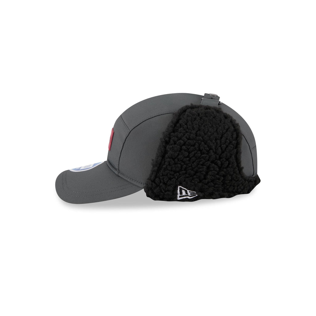 Washington Commanders 2025 Sideline Cold Weather Steel Clouds Runner Dogear Adjustable Hat