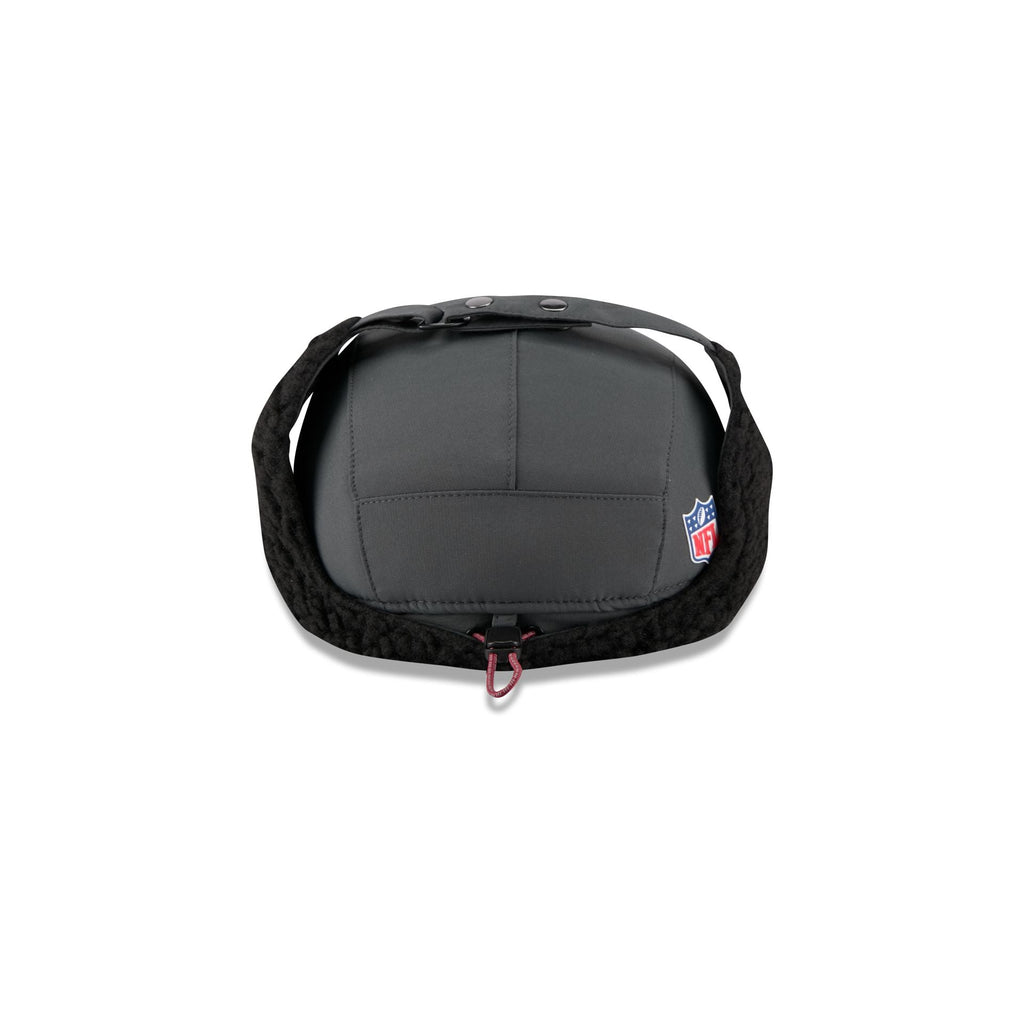 Washington Commanders 2025 Sideline Cold Weather Steel Clouds Runner Dogear Adjustable Hat