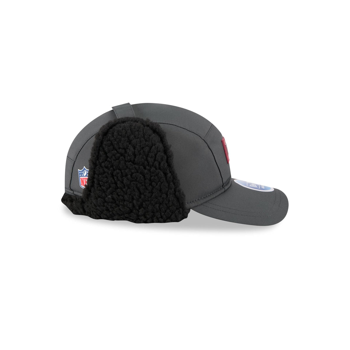 Washington Commanders 2025 Sideline Cold Weather Steel Clouds Runner Dogear Adjustable Hat