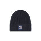 Tennessee Titans 2025 Sideline Cold Weather Steel Clouds Cuff Knit Beanie