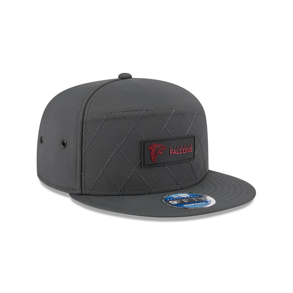 Atlanta Falcons 2025 Sideline Cold Weather Steel Clouds Split Panel 9FIFTY Snapback Hat