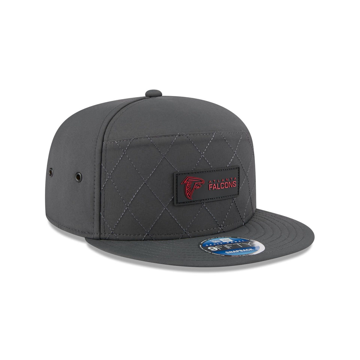 Atlanta Falcons 2025 Sideline Cold Weather Steel Clouds Split Panel 9FIFTY Snapback Hat
