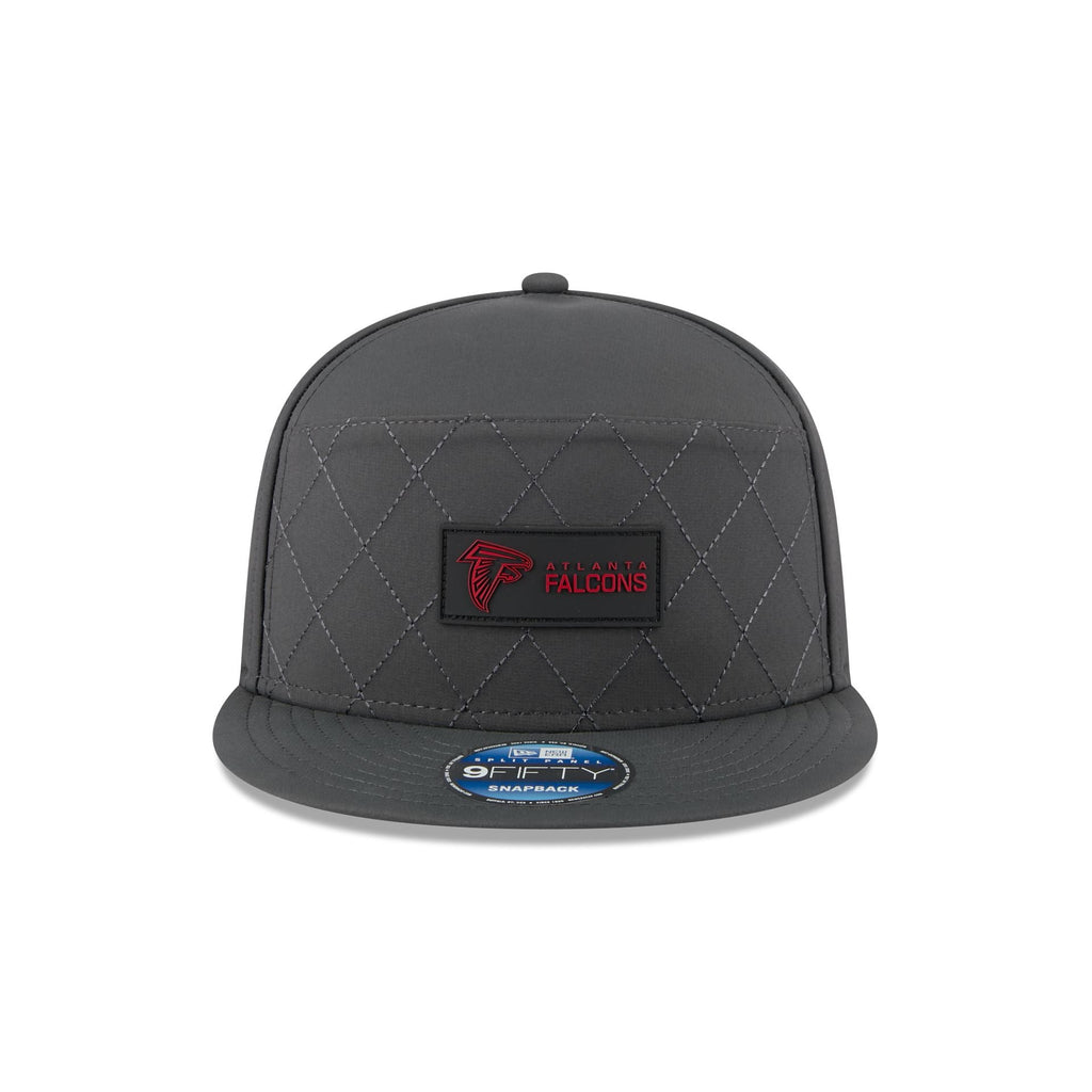 Atlanta Falcons 2025 Sideline Cold Weather Steel Clouds Split Panel 9FIFTY Snapback Hat