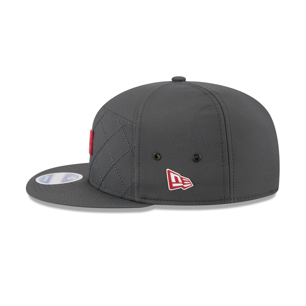 Atlanta Falcons 2025 Sideline Cold Weather Steel Clouds Split Panel 9FIFTY Snapback Hat